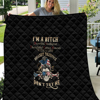 I'm A B Don't Try Me Quilt - Wonder Print Shop