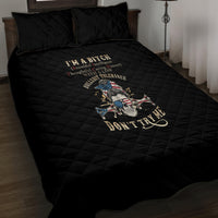 I'm A B Don't Try Me Quilt Bed Set - Wonder Print Shop