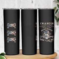 I'm A B Don't Try Me Skinny Tumbler - Wonder Print Shop
