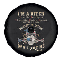 I'm A B Don't Try Me Spare Tire Cover - Wonder Print Shop