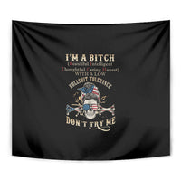 I'm A B Don't Try Me Tapestry - Wonder Print Shop