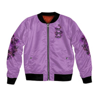 Stuck Between Idk Idc And Idgaf Bomber Jacket - Wonder Print Shop