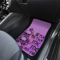 Stuck Between Idk Idc And Idgaf Car Mats - Wonder Print Shop