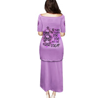 Stuck Between Idk Idc And Idgaf Family Matching Puletasi Dress and Hawaiian Shirt - Wonder Print Shop