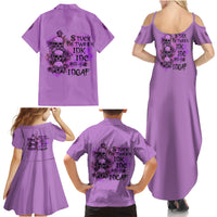 Stuck Between Idk Idc And Idgaf Family Matching Summer Maxi Dress and Hawaiian Shirt - Wonder Print Shop