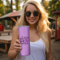 Stuck Between Idk Idc And Idgaf Skinny Tumbler - Wonder Print Shop