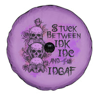 Stuck Between Idk Idc And Idgaf Spare Tire Cover - Wonder Print Shop