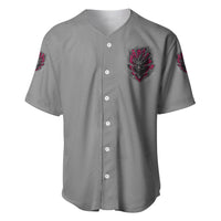 I'm Never Alone Skull Demon Baseball Jersey - Wonder Print Shop