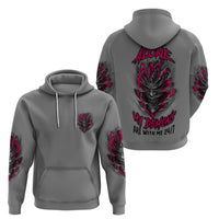 I'm Never Alone Skull Demon Hoodie - Wonder Print Shop