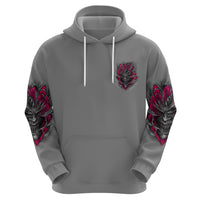 I'm Never Alone Skull Demon Hoodie - Wonder Print Shop