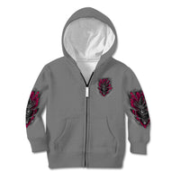 I'm Never Alone Skull Demon Kid Hoodie - Wonder Print Shop