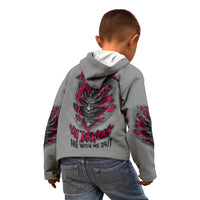 I'm Never Alone Skull Demon Kid Hoodie - Wonder Print Shop