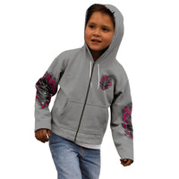 I'm Never Alone Skull Demon Kid Hoodie - Wonder Print Shop