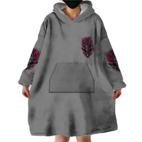 I'm Never Alone Skull Demon Wearable Blanket Hoodie - Wonder Print Shop