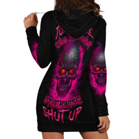 Judge Me When Yours Perfect Otherwise Shut Up Hoodie Dress - Wonder Print Shop