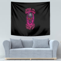 Judge Me When Yours Perfect Otherwise Shut Up Tapestry - Wonder Print Shop