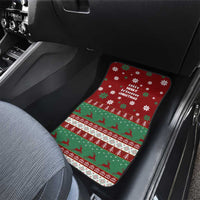 Sign Language Merry Christmas Car Mats Xmas Holiday Patterns - Wonder Print Shop