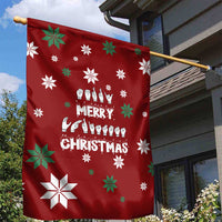 Sign Language Merry Christmas Garden Flag Xmas Holiday Patterns - Wonder Print Shop