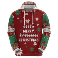 Sign Language Merry Christmas Hoodie Xmas Holiday Patterns - Wonder Print Shop