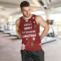 Sign Language Merry Christmas Men Tank Top Xmas Holiday Patterns - Wonder Print Shop