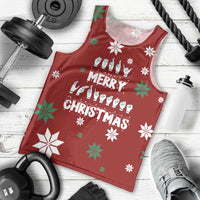 Sign Language Merry Christmas Men Tank Top Xmas Holiday Patterns - Wonder Print Shop