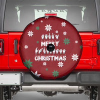 Sign Language Merry Christmas Spare Tire Cover Xmas Holiday Patterns - Wonder Print Shop