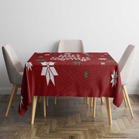 Sign Language Merry Christmas Tablecloth Xmas Holiday Patterns - Wonder Print Shop