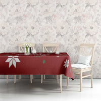 Sign Language Merry Christmas Tablecloth Xmas Holiday Patterns - Wonder Print Shop