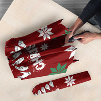 Sign Language Merry Christmas Umbrella Xmas Holiday Patterns - Wonder Print Shop