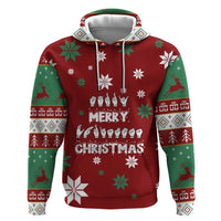 Sign Language Merry Christmas Zip Hoodie Xmas Holiday Patterns - Wonder Print Shop
