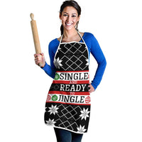 Single Ready To Jingle Christmas Apron Xmas Holiday Patterns - Wonder Print Shop
