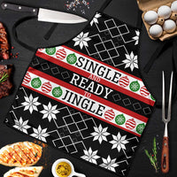 Single Ready To Jingle Christmas Apron Xmas Holiday Patterns - Wonder Print Shop