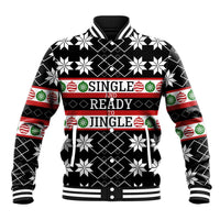 Single Ready To Jingle Christmas Baseball Jacket Xmas Holiday Patterns - Wonder Print Shop