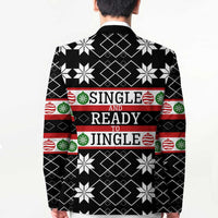 Single Ready To Jingle Christmas Blazer Xmas Holiday Patterns - Wonder Print Shop