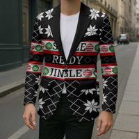 Single Ready To Jingle Christmas Blazer Xmas Holiday Patterns - Wonder Print Shop