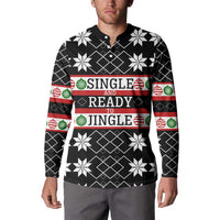 Single Ready To Jingle Christmas Button Sweatshirt Xmas Holiday Patterns - Wonder Print Shop