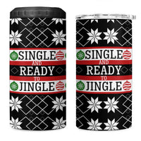 Single Ready To Jingle Christmas 4 in 1 Can Cooler Tumbler Xmas Holiday Patterns - Wonder Print Shop