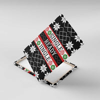 Single Ready To Jingle Christmas Canvas Wall Art Xmas Holiday Patterns - Wonder Print Shop
