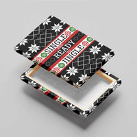 Single Ready To Jingle Christmas Canvas Wall Art Xmas Holiday Patterns - Wonder Print Shop