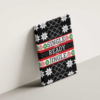 Single Ready To Jingle Christmas Canvas Wall Art Xmas Holiday Patterns - Wonder Print Shop