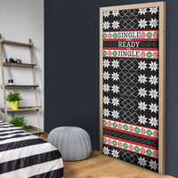 Single Ready To Jingle Christmas Door Cover Xmas Holiday Patterns - Wonder Print Shop