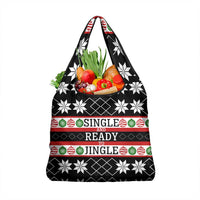 Single Ready To Jingle Christmas Grocery Bag Xmas Holiday Patterns - Wonder Print Shop