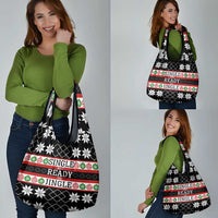 Single Ready To Jingle Christmas Grocery Bag Xmas Holiday Patterns - Wonder Print Shop