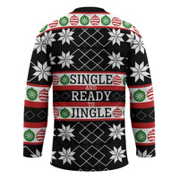 Single Ready To Jingle Christmas Hockey Jersey Xmas Holiday Patterns - Wonder Print Shop