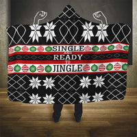 Single Ready To Jingle Christmas Hooded Blanket Xmas Holiday Patterns - Wonder Print Shop