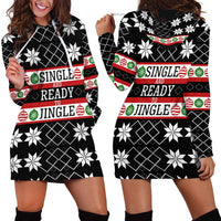 Single Ready To Jingle Christmas Hoodie Dress Xmas Holiday Patterns - Wonder Print Shop