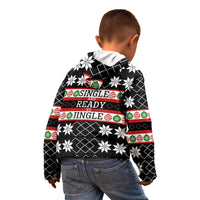 Single Ready To Jingle Christmas Kid Hoodie Xmas Holiday Patterns - Wonder Print Shop