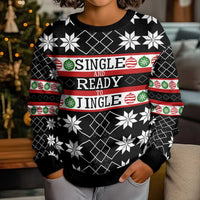 Single Ready To Jingle Christmas Kid Ugly Christmas Sweater Xmas Holiday Patterns - Wonder Print Shop