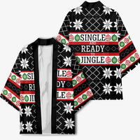 Single Ready To Jingle Christmas Kimono Xmas Holiday Patterns - Wonder Print Shop