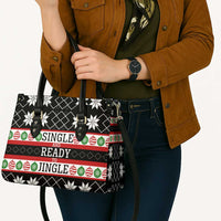 Single Ready To Jingle Christmas Leather Bag Xmas Holiday Patterns - Wonder Print Shop